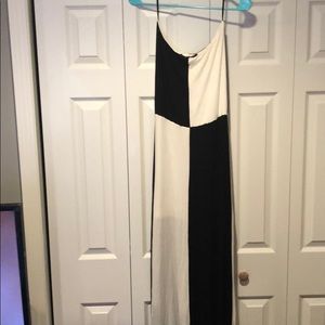 Strapless maxi dress